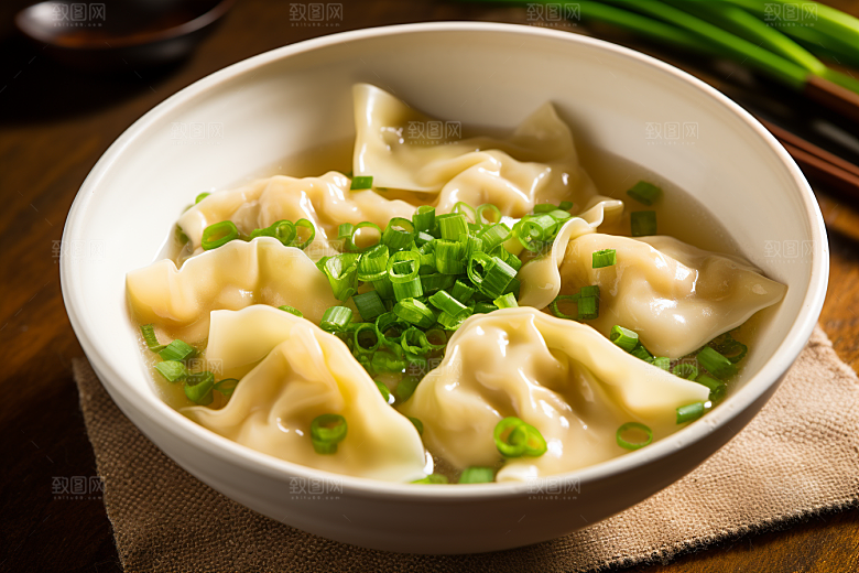 云吞饺子素材馄饨摄影图