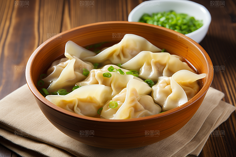 云吞饺子素材馄饨摄影图