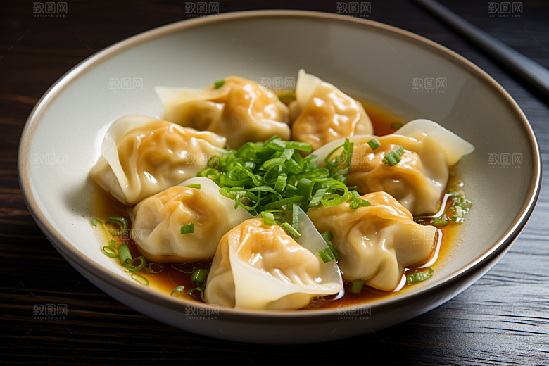 云吞饺子素材馄饨摄影图