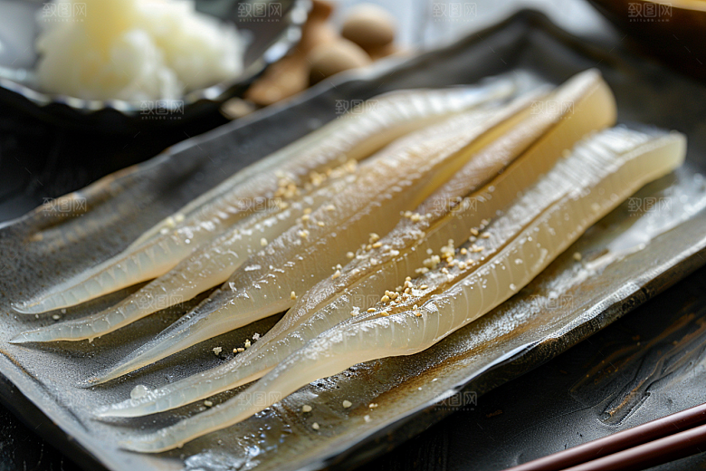 生鱼片美味日料摄影图