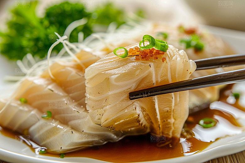 生鱼片美食美味摄影图