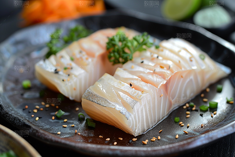 生鱼片鱼生高清摄影图