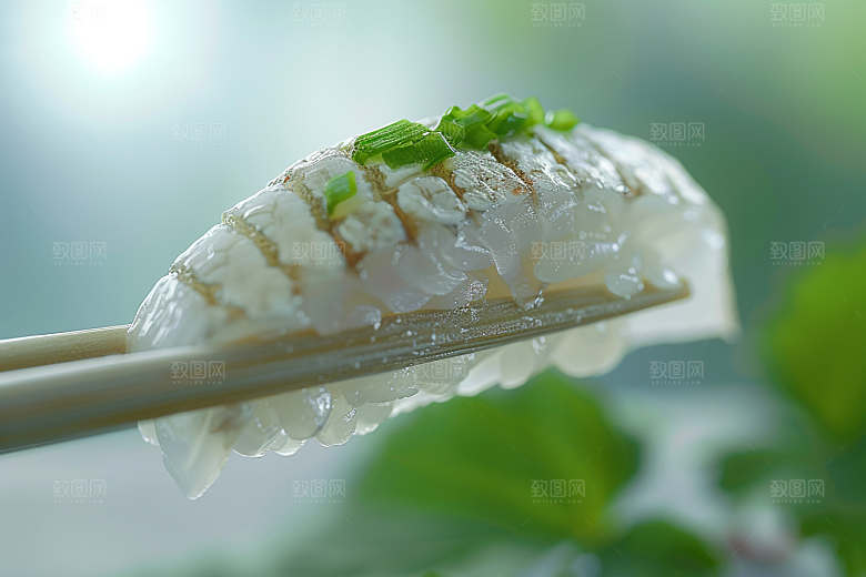 生鱼片高清鱼生摄影图