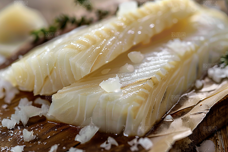 生鱼片冰鲜美味摄影图