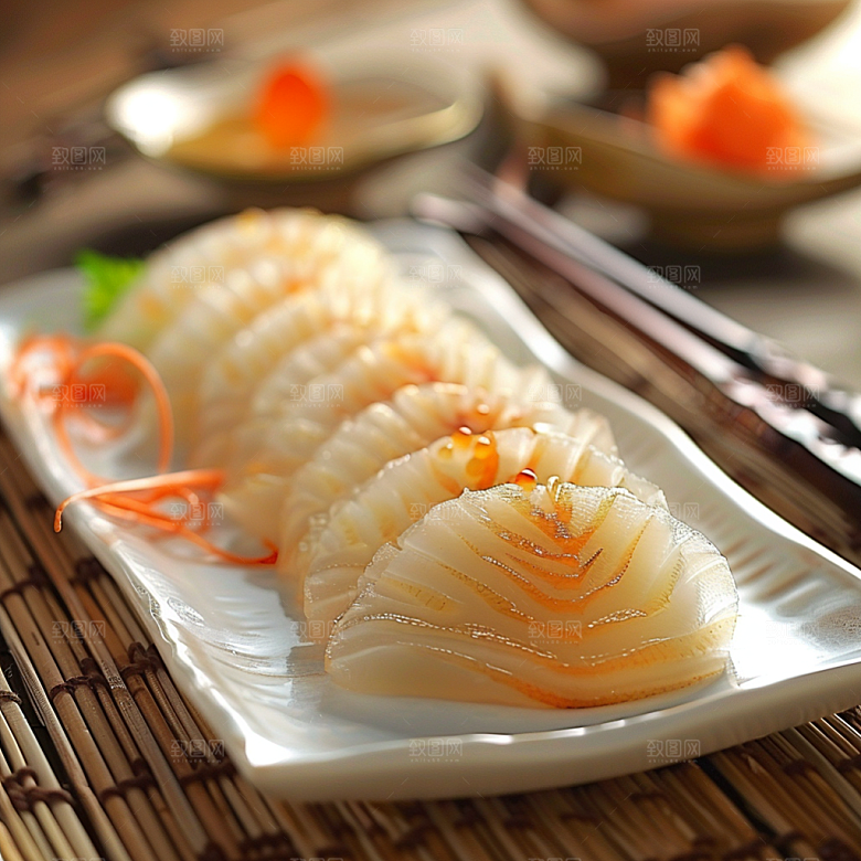 生鱼片高清美食摄影图