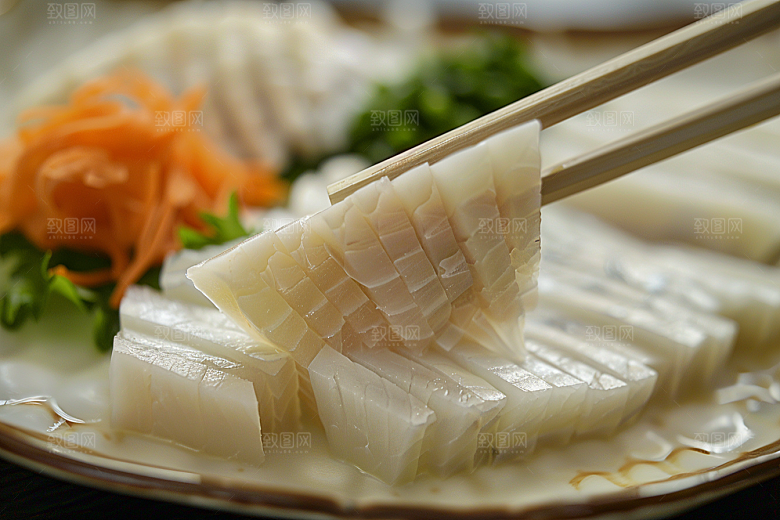 生鱼片鱼生日料摄影图