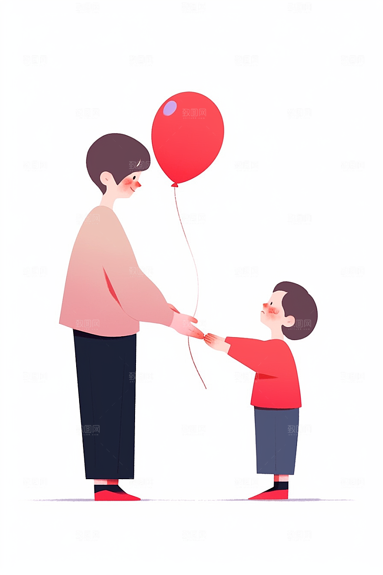 愚人节派对手绘氛围插画