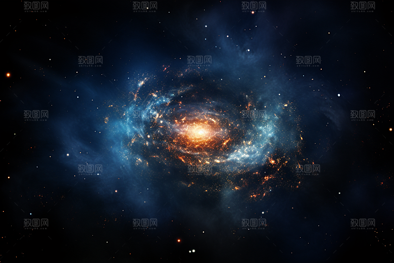 宇宙星云未来科幻素材