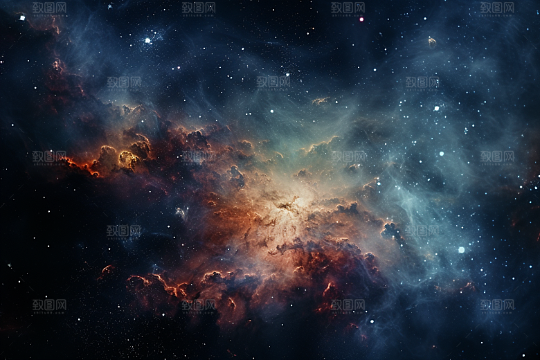 宇宙星云未来银河素材