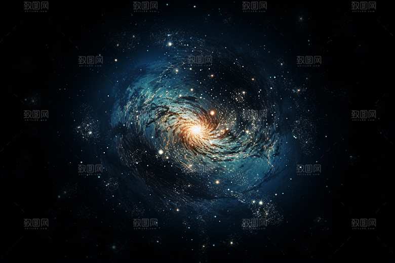 宇宙星云太空科幻素材