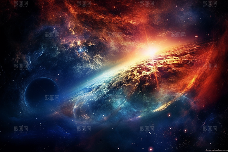 宇宙星云梦幻高清素材
