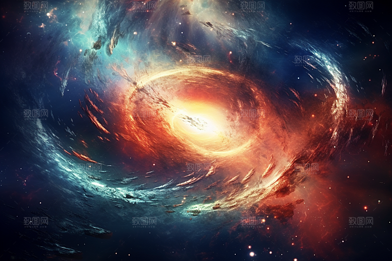 宇宙星云唯美梦幻素材