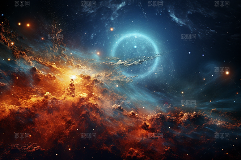 宇宙星云高清科幻素材
