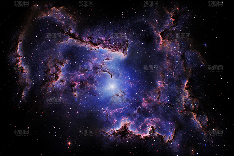 宇宙星云科幻唯美素材
