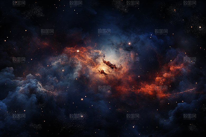 宇宙星云科技银河素材