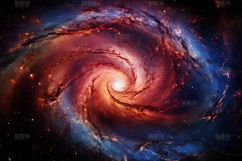 宇宙星云唯美科幻素材