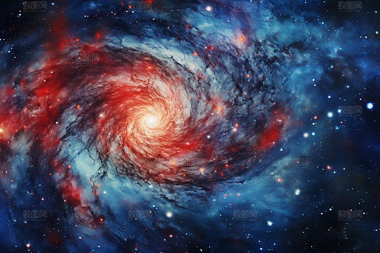 宇宙星云科幻星空素材