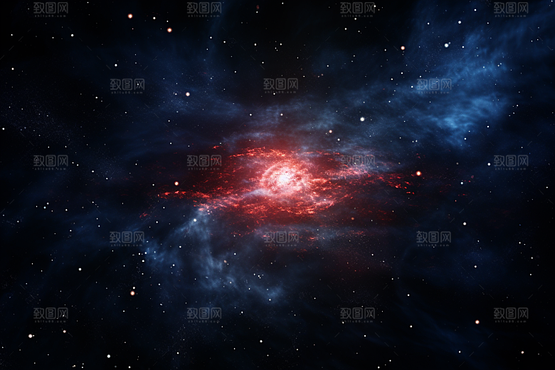 宇宙星云科幻科技素材