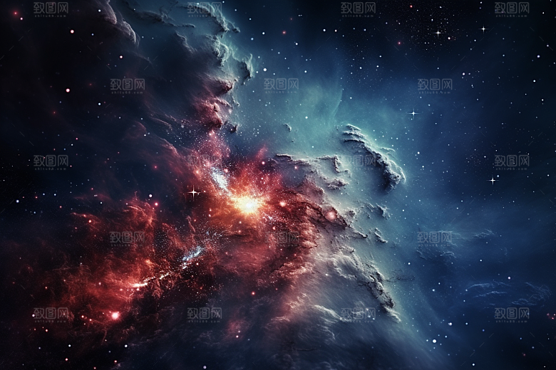 宇宙星云科技梦幻素材