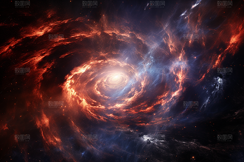 宇宙星云唯美科技素材