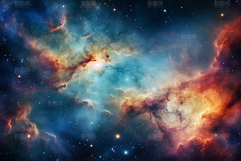 宇宙星云星空唯美素材