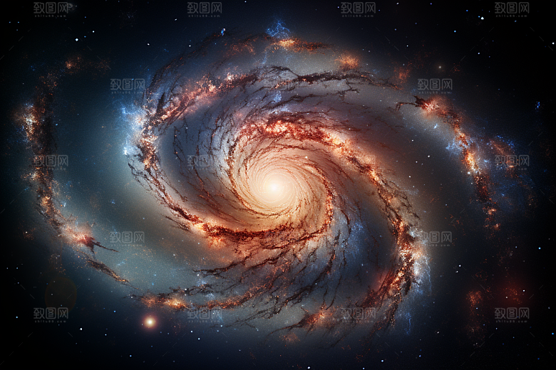 宇宙星云科幻科技素材