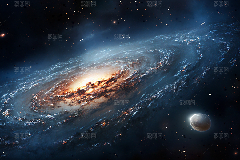 宇宙星云银河未来素材