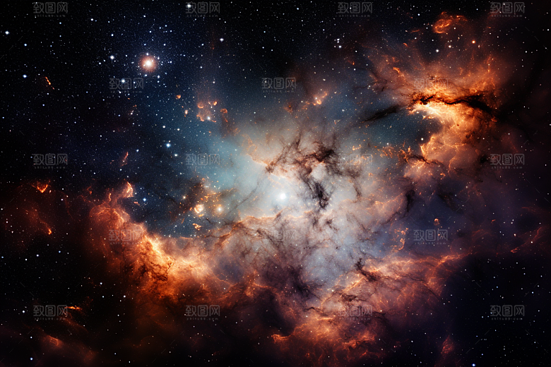 宇宙星云梦幻唯美素材