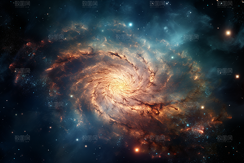 宇宙星云银河科幻素材