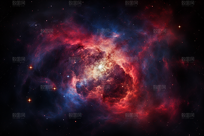 宇宙星云星空唯美素材