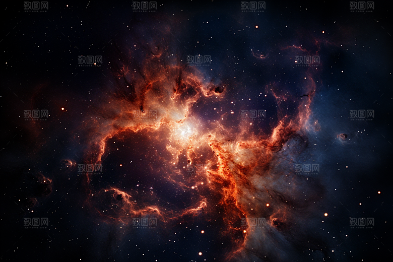 宇宙星云科技星空素材