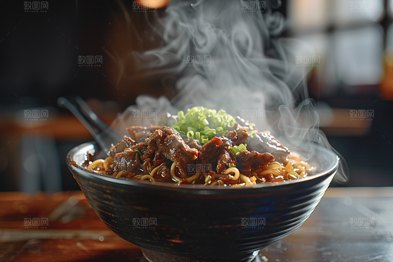 早餐面条高清面食摄影图