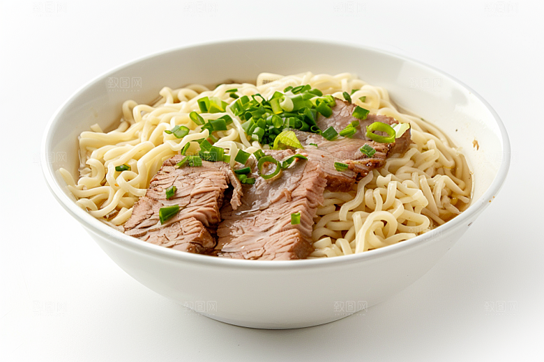 早餐面条高清美食摄影图