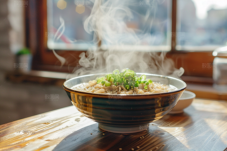 早餐面条面食美食摄影图