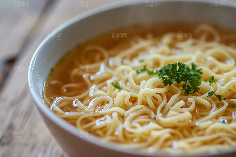 早餐面条面食拉面摄影图