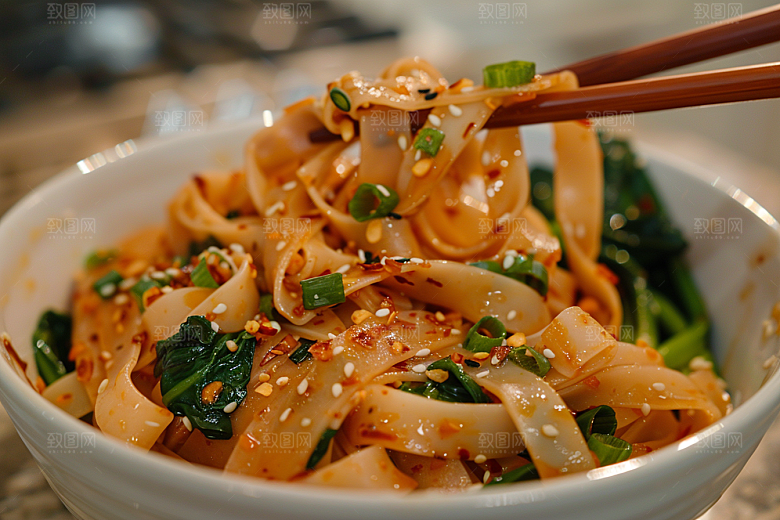 早餐面条面食美食摄影图