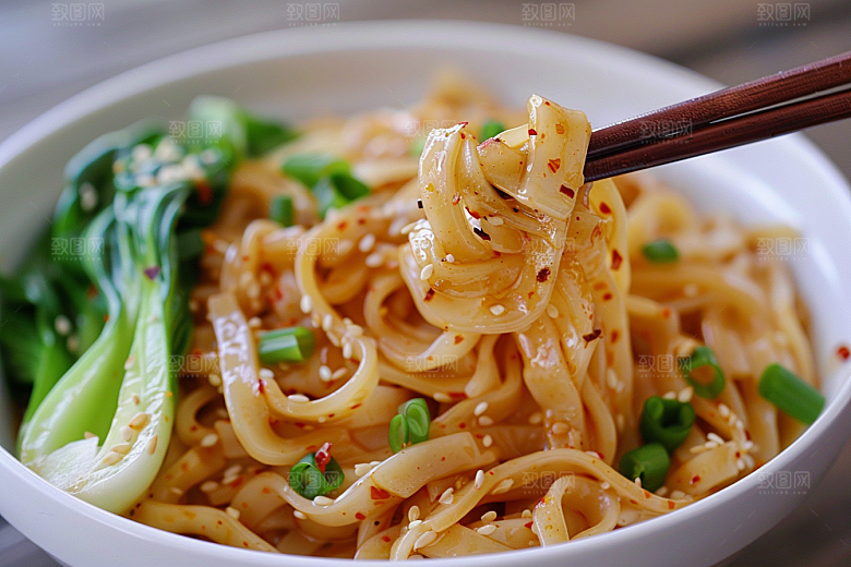 早餐面条面食美食摄影图