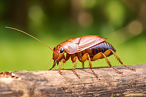 蟑螂四害害虫摄影图