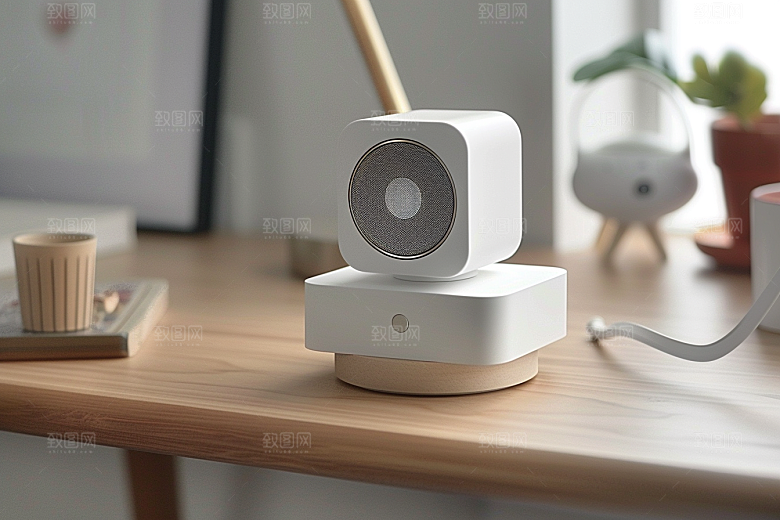 智能摄像头产品360度摄影图