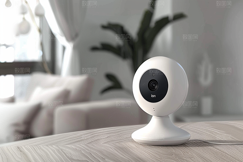 智能摄像头产品小家电摄影图