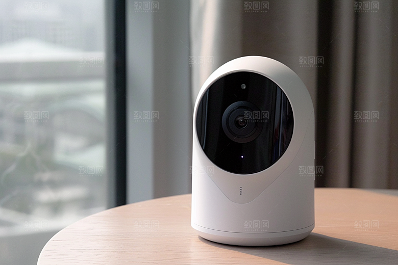 智能摄像头360度产品摄影图