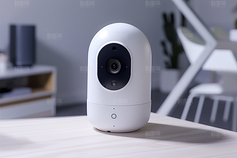 智能摄像头360度产品摄影图