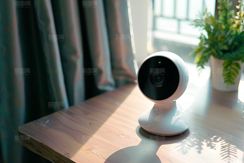 智能摄像头360度产品摄影图