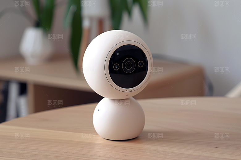 智能摄像头产品小家电摄影图