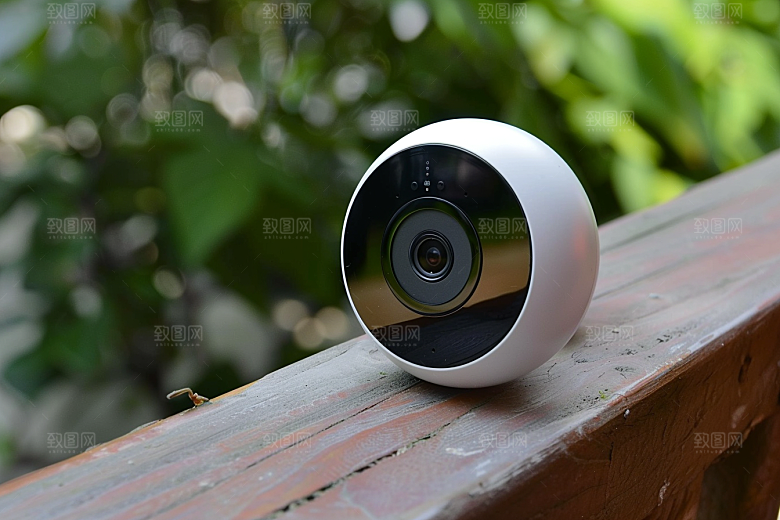 智能摄像头监控产品摄影图