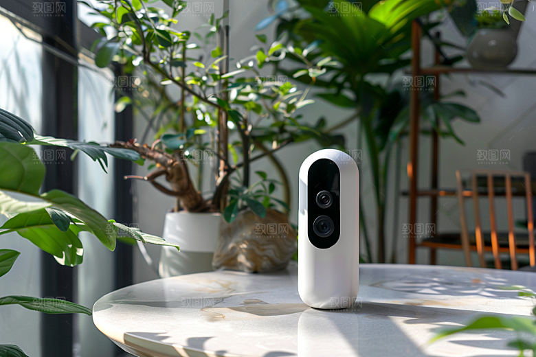 智能摄像头360度产品摄影图