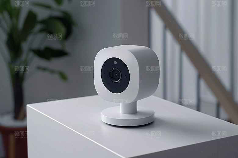 智能摄像头家居家用摄影图