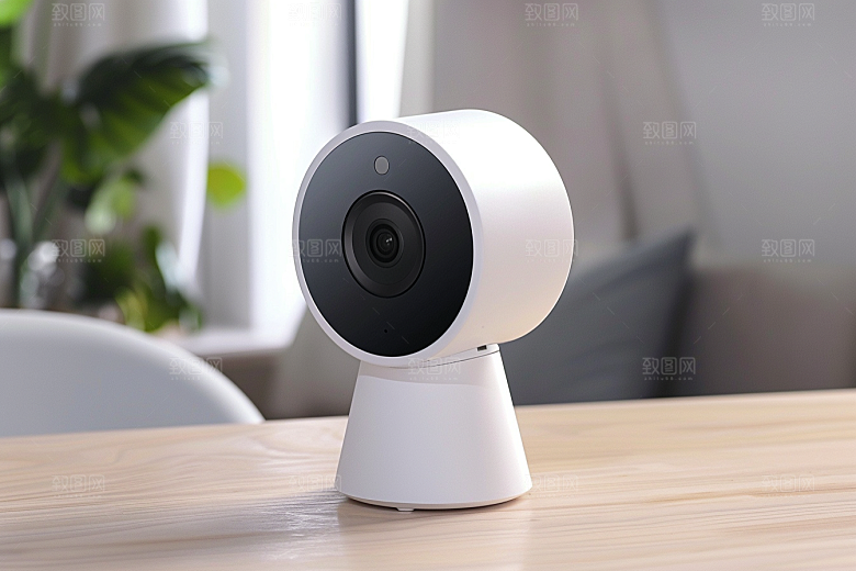 智能摄像头产品360度摄影图