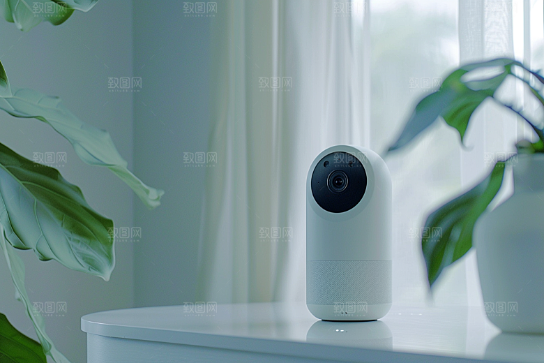 智能摄像头产品360度摄影图