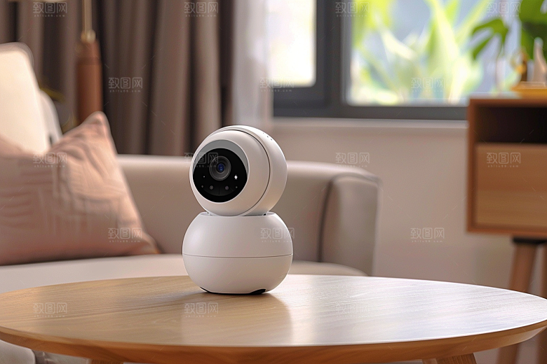 智能摄像头360度产品摄影图